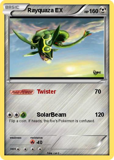 Pokemon Rayquaza EX