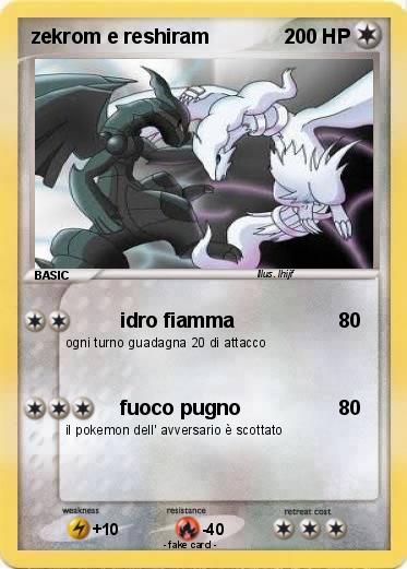 Pokemon zekrom e reshiram