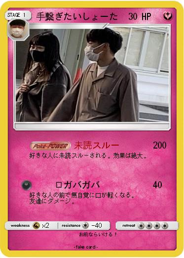 Pokemon 手繋ぎたいしょーた