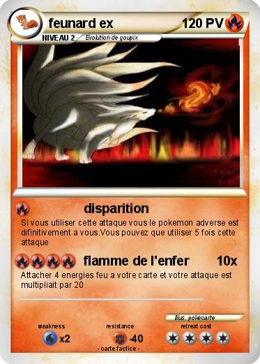 Pokemon feunard ex