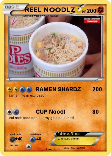 Pokemon REEL NOODLZ