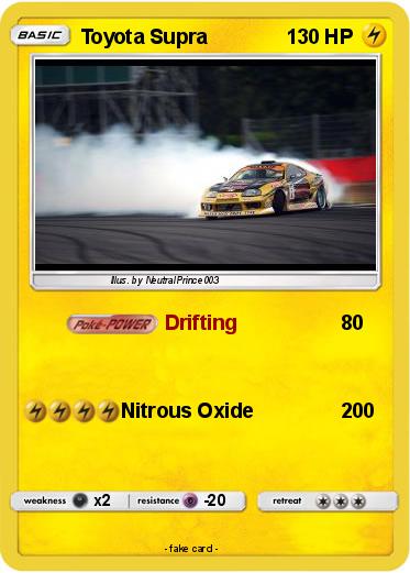 Pokemon Toyota Supra