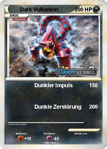 Pokemon Dark Vulkanion