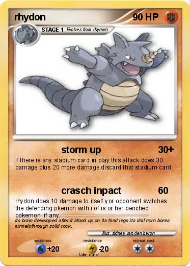 Pokemon rhydon