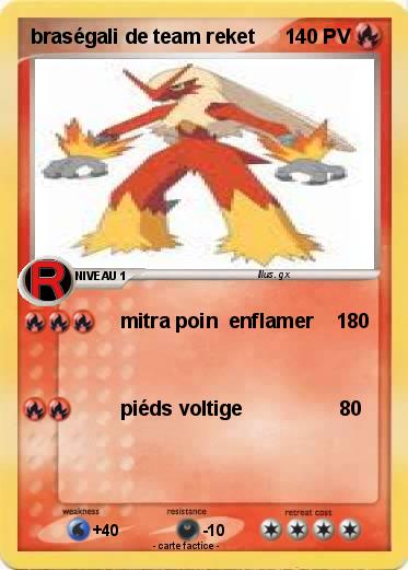 Pokemon braségali de team reket