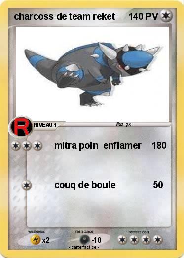 Pokemon charcoss de team reket