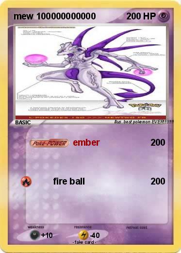 Pokemon mew 100000000000