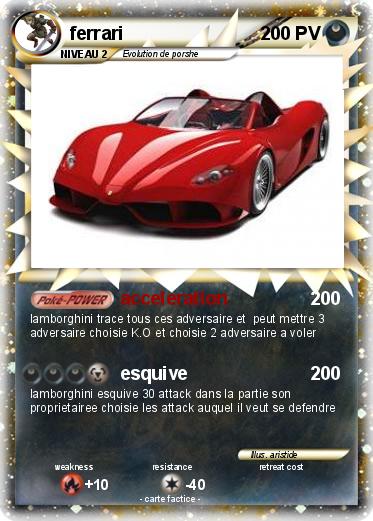 Pokemon ferrari
