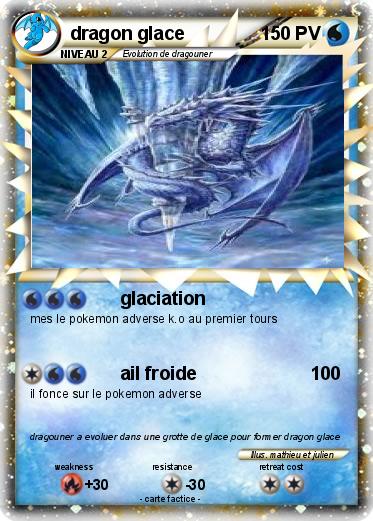 Pokemon dragon glace