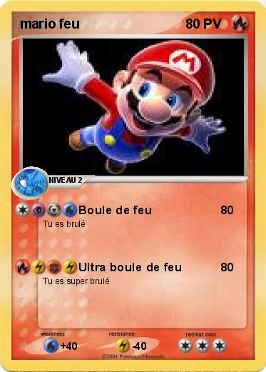 Pokemon mario feu