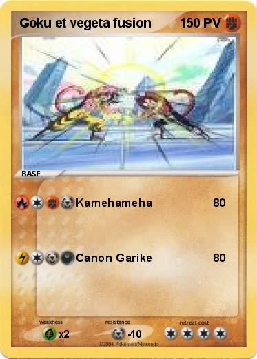 Pokemon Goku et vegeta fusion