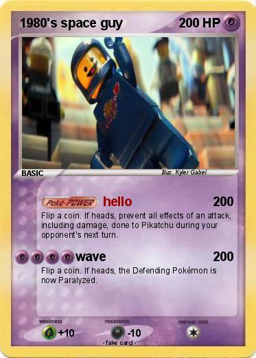 Pokemon 1980's space guy