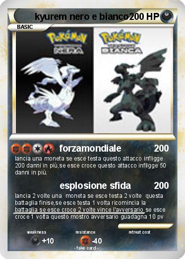 Pokemon kyurem nero e bianco