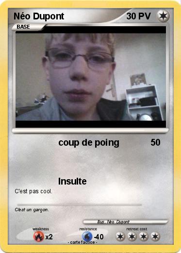 Pokemon Néo Dupont