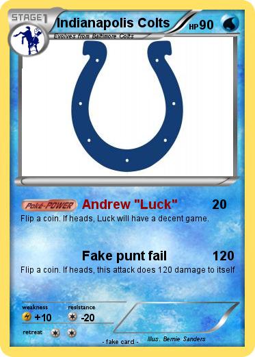 Pokemon Indianapolis Colts