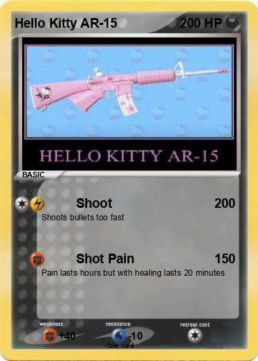 Pokemon Hello Kitty AR-15