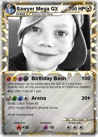 Pokemon Sawyer Mega GX