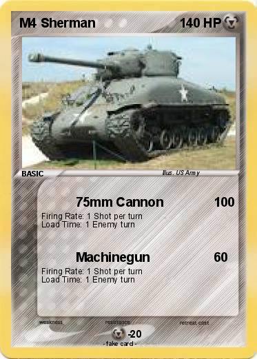 Pokemon M4 Sherman