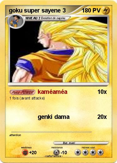 Pokemon goku super sayene 3