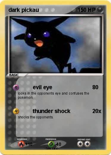 Pokemon dark pickau