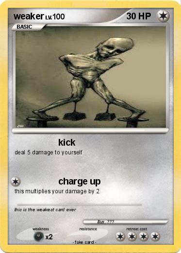 Pokemon weaker