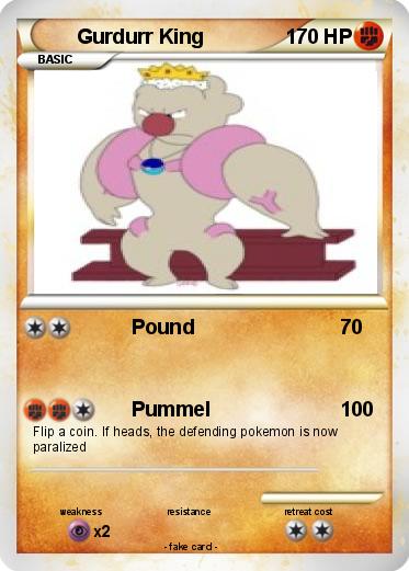 Pokemon Gurdurr King