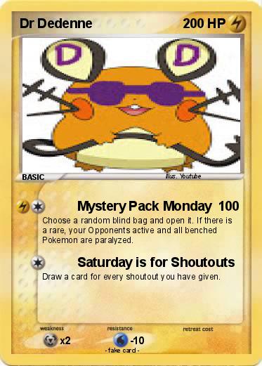 Pokemon Dr Dedenne