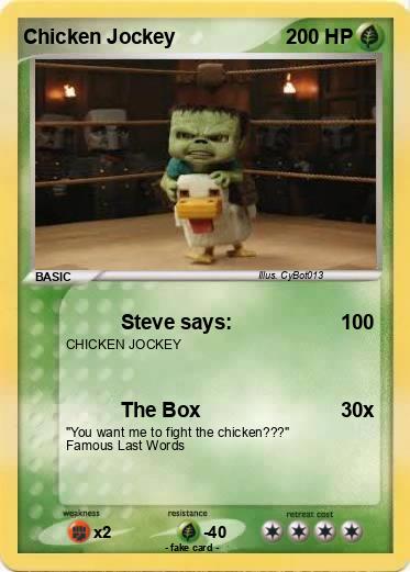 Pokemon Chicken Jockey