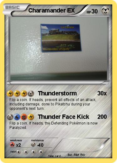 Pokemon Charamander EX