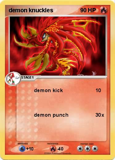 Pokemon demon knuckles 