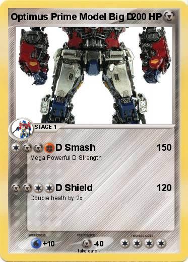 Pokemon Optimus Prime Model Big D