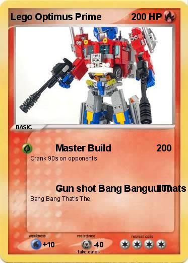 Pokemon Lego Optimus Prime