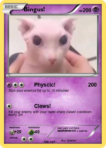 Pokemon Bingus!