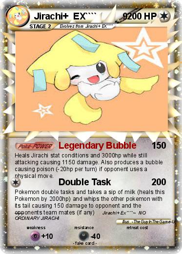 Pokemon Jirachi+  EX````          9