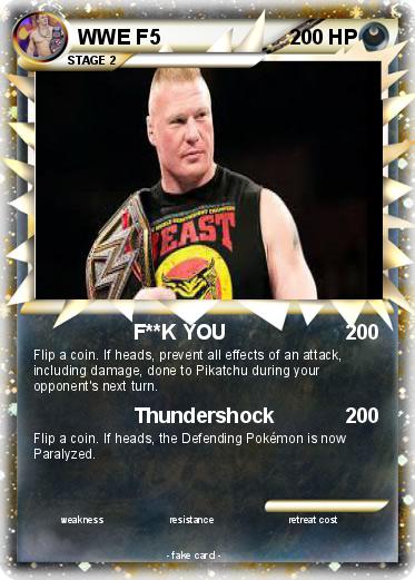 Pokemon WWE F5