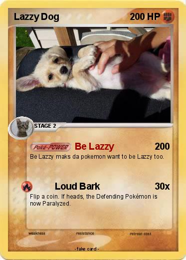 Pokemon Lazzy Dog