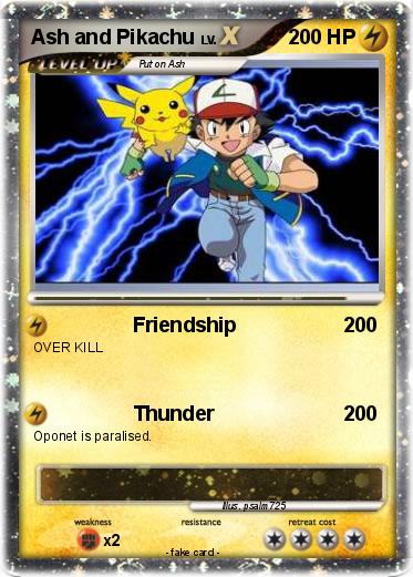 Pokemon Ash and Pikachu
