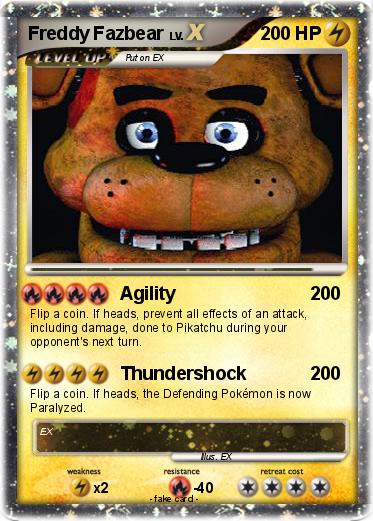 Pokemon Freddy Fazbear