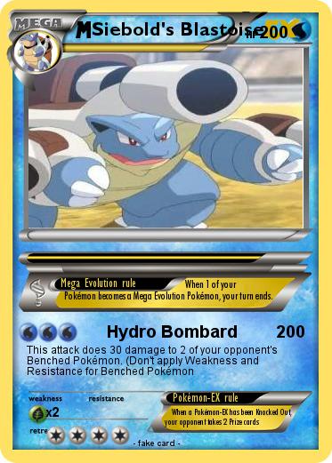 Pokemon Siebold's Blastoise