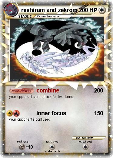 Pokemon reshiram and zekrom
