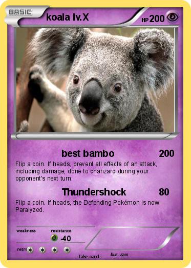 Pokemon koala lv.X