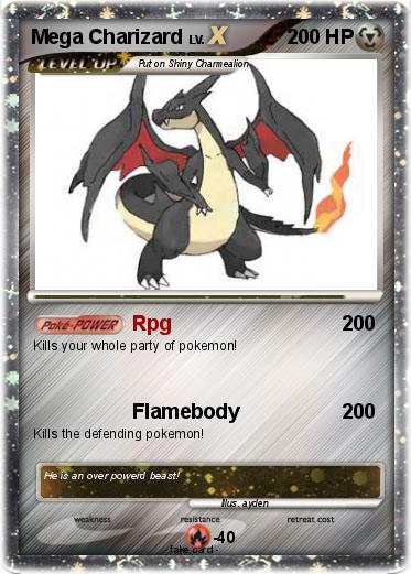 Pokemon Mega Charizard