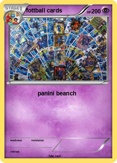 Pokemon fottball cards