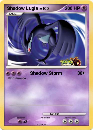 Pokemon Shadow Lugia