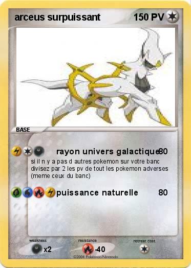 Pokemon arceus surpuissant