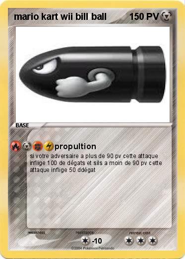 Pokemon mario kart wii bill ball