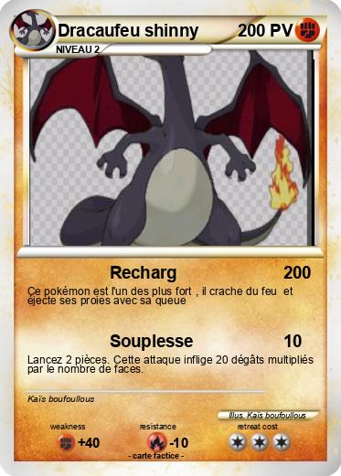Pokemon Dracaufeu shinny