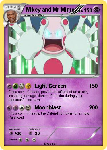 Pokemon Mikey and Mr Mime