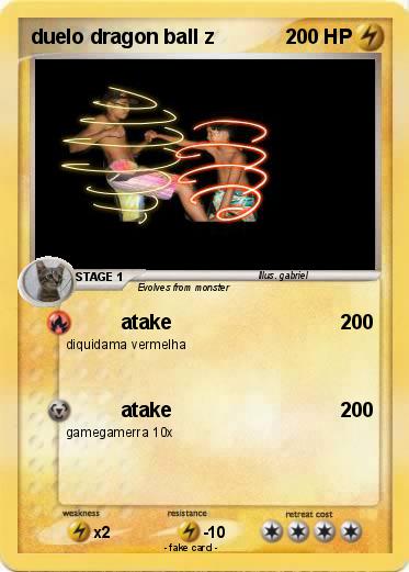 Pokemon duelo dragon ball z