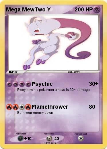 Pokemon Mega MewTwo Y